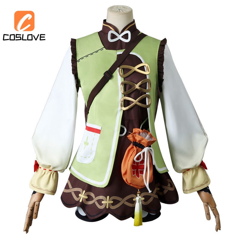 Genshin Bộ Đồ Hóa Trang Nhân Vật yaoyao lolita Dễ Thương Cho Bé