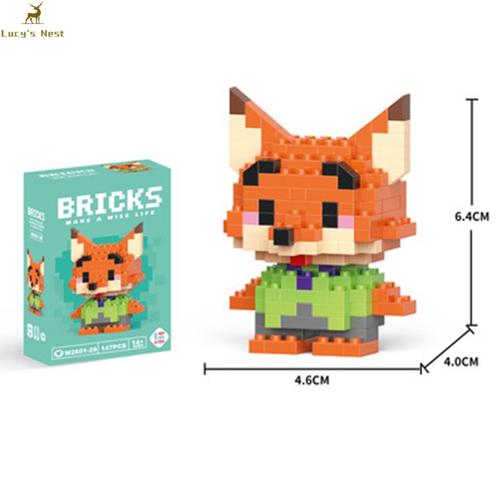 Bộ Đồ Chơi Lắp Ráp Đồ trang trí mini Dễ Thương Cho Bé