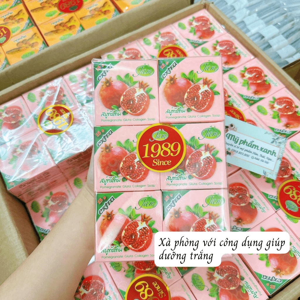 Xà phòng JAM Soap Thái Lan 65gr - Làm Trắng, Sáng Da, Giảm Mụn Lưng Dùng Được Cho Body Và Mặt - ATM Mart