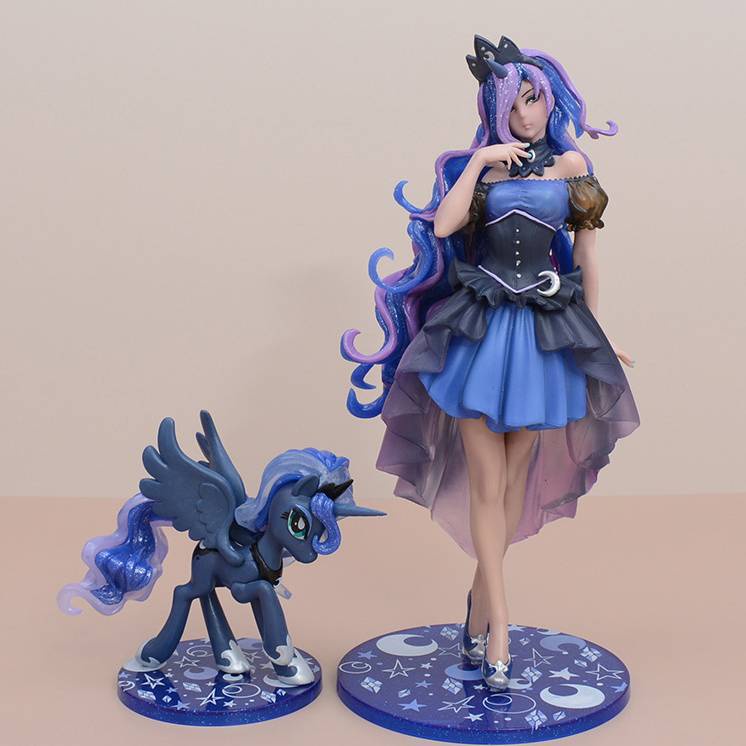 Ere1 Mô Hình Đồ Chơi Ngựa Con hatsune miku twilight Thunder rainbow dash luna fluttershy Cho Bé Gái