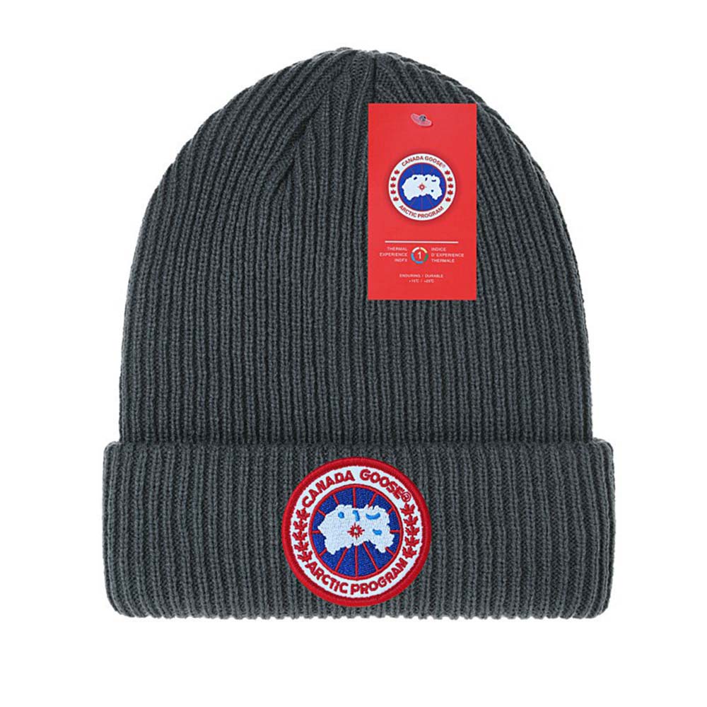 Canada Goose Logo Wool Beanie