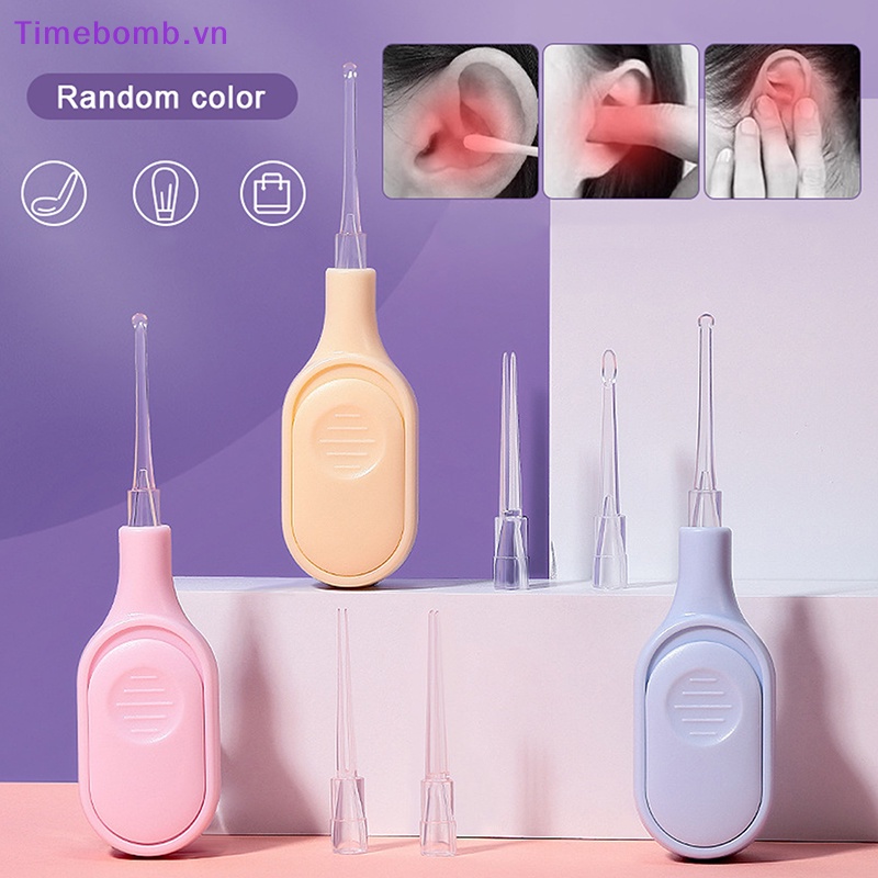 Dụng Cụ Lấy Ráy Tai / Chăm Sóc Tai Ánh Sáng Kiểu Mới # Muỗng Nhẹ Làm Sạch Tai Có Đèn Flash Phát Sáng