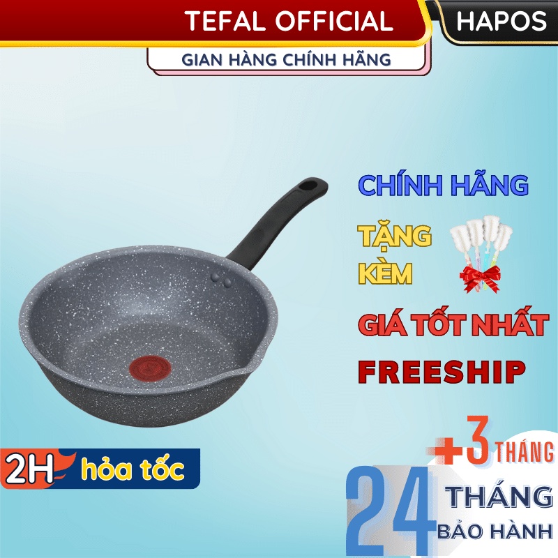 Chảo chiên sâu lòng Tefal Cook Healthy size 24, 26, 28cm G1348495/G1348595/G1348695 - HAPOS