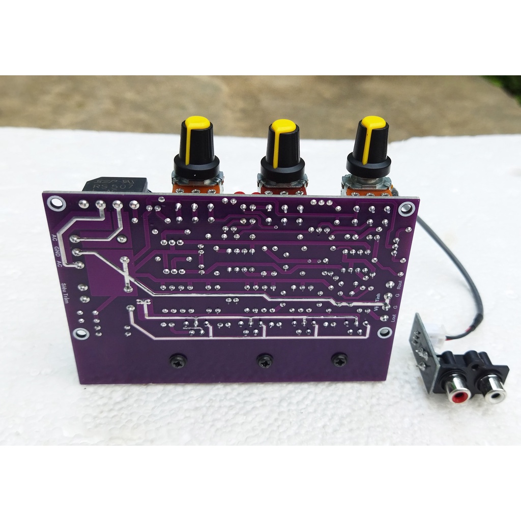 Mạch loa vi tính TDA2030A 2.1 BTL Bản Tím Xịn