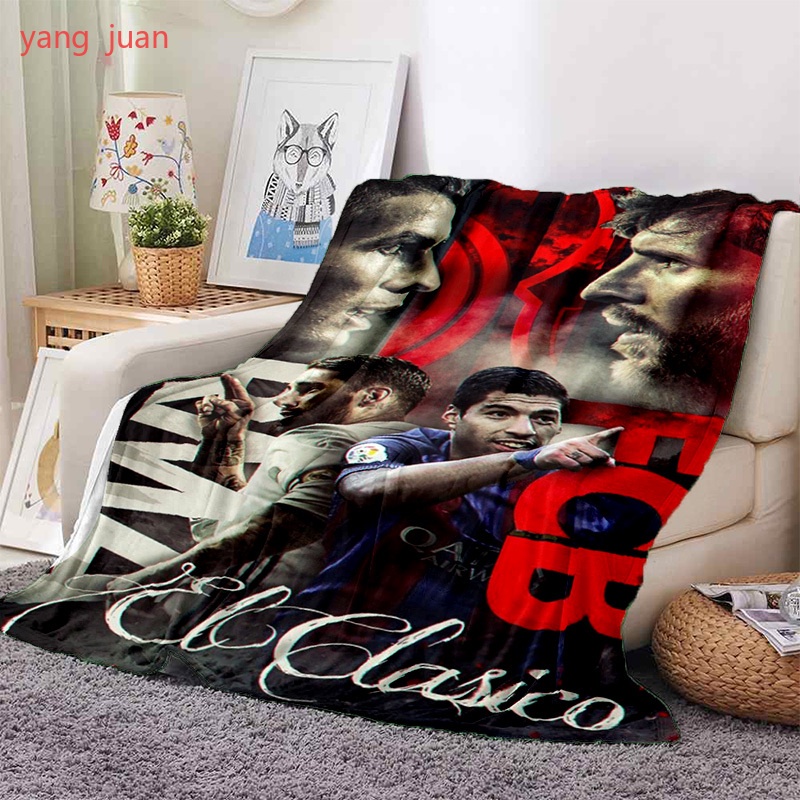 Fifa world cup lionel messi Chăn Trải Giường / sofa Mỏng Mềm In Họa Tiết Tùy Chỉnh a23