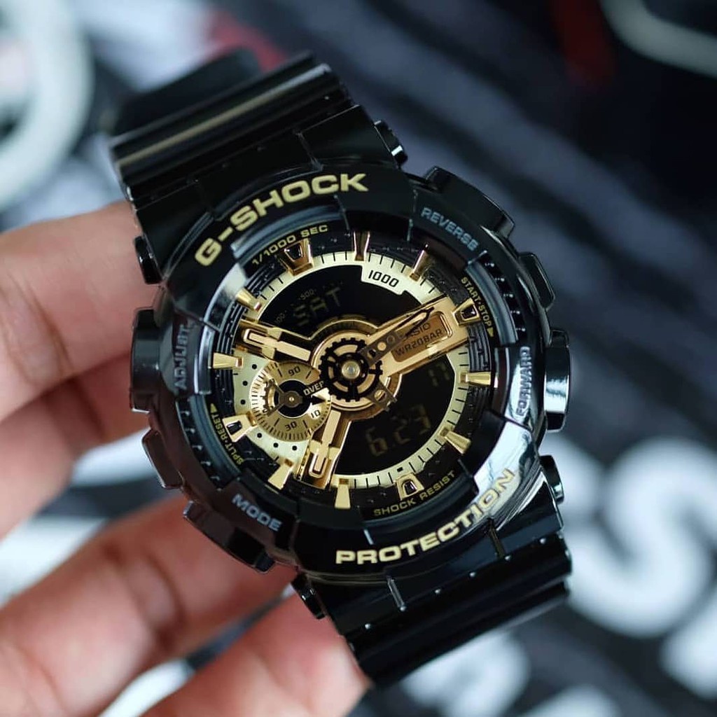 Đồng hồ thể thao nam nữ G-Shock GA-110GB-1A Full phụ kiện