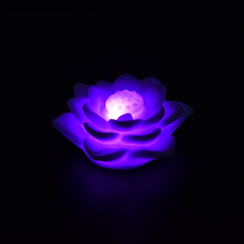 # Snow # Đèn led Hoa Sen Thay Đổi 7 Màu Lãng Mạn.