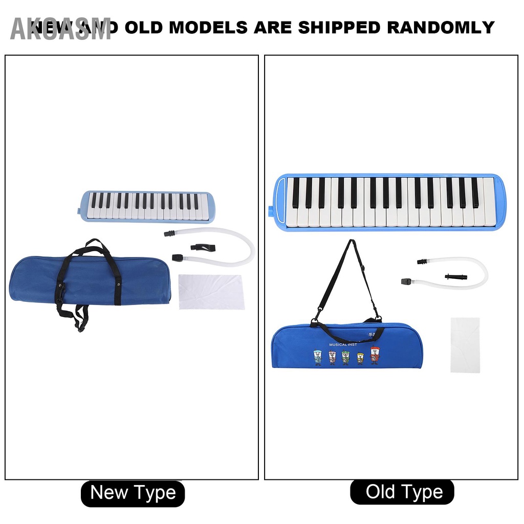 AKOASM Nhạc cụ Melodica bằng miệng với 32 phím dành cho người mới bắt đầu giáo dục âm nhạc