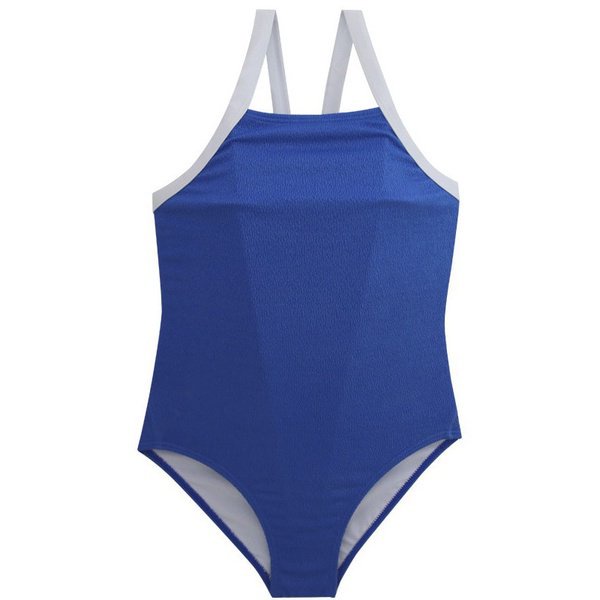 Đồ Bơi Một Mảnh Màu Xanh Dương Phong Cách Hàn Quốc Mới 2024