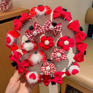 Set 2 Kẹp Tóc Nơ Dễ Thương Cho Bé Gái
