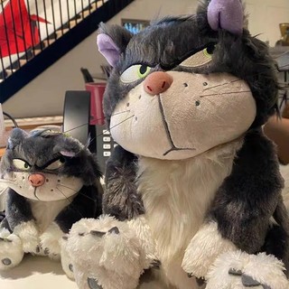 Mèo nhồi bông hình mèo hoạt hình gấu bông mèo lucifer Nhồi Bông Dễ Thương Dùng Làm Quà Tặng Gấu Bông