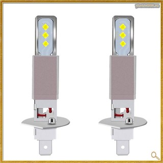 Set 2 bóng đèn pha led h1 20000lm 6000k 80w 6smd ánh sáng trắng dành cho ô tô xe máy