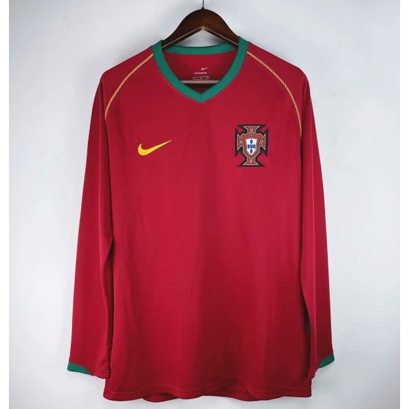 Áo Thun Bóng Đá Dài Tay FIGO RONALDO W CUP 2006