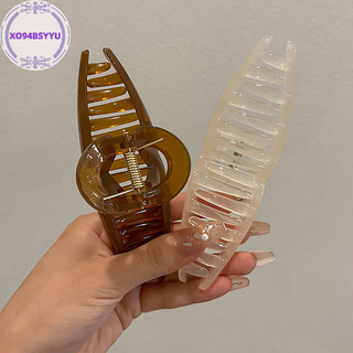 Kẹp Tóc Cá Mập Màu Thạch Cỡ Lớn 13cm xo94bsyyu