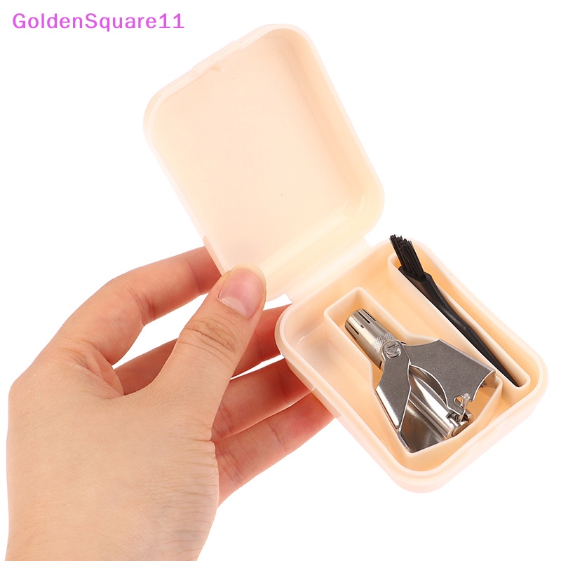 Bộ Dao Cạo Tỉa Lông Mũi Bằng Thép Không Gỉ Màu Vàng vn