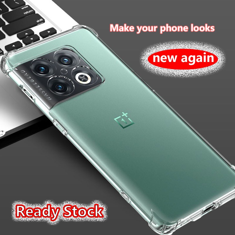 Dành Cho OnePlus 10 Pro 5G NE2210 NE2211 NE2213 NE2215 NE2217 Pha Lê Trong Suốt 4 Góc Chống Sốc Cao 