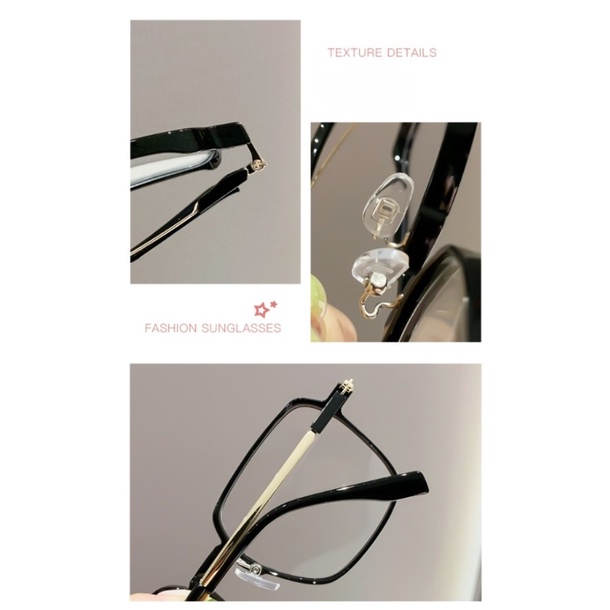 【-0°~-600°Mắt Kính Gọng Lớn Chống Ánh Sáng Xanh Cho Cả Nam Và Nữ