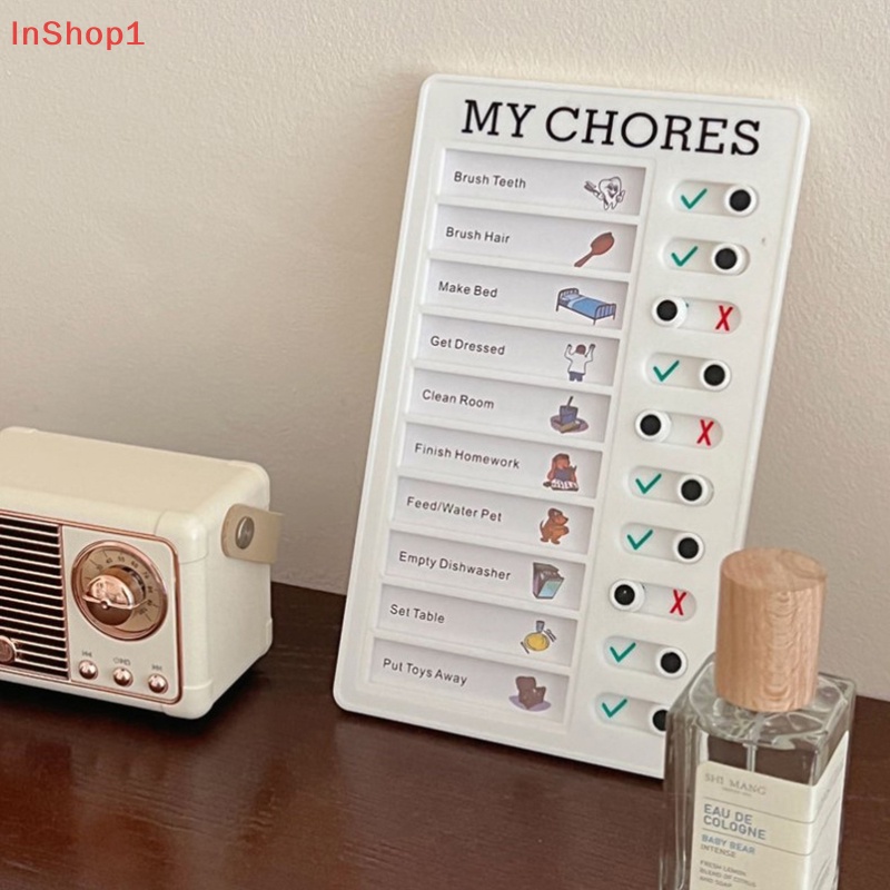 Bảng Ghi Nhớ Treo Tường Hàng Ngày k Bằng Nhựa Cho Học Sinh
