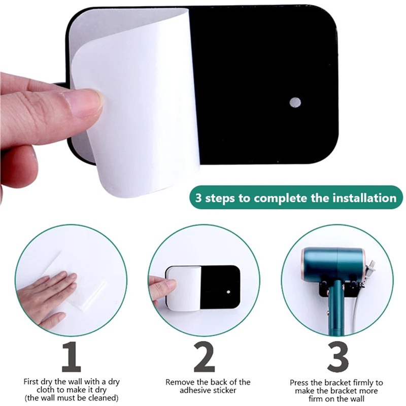 1 Giá Đỡ Máy Sấy Tóc Gắn Tường Đa Năng