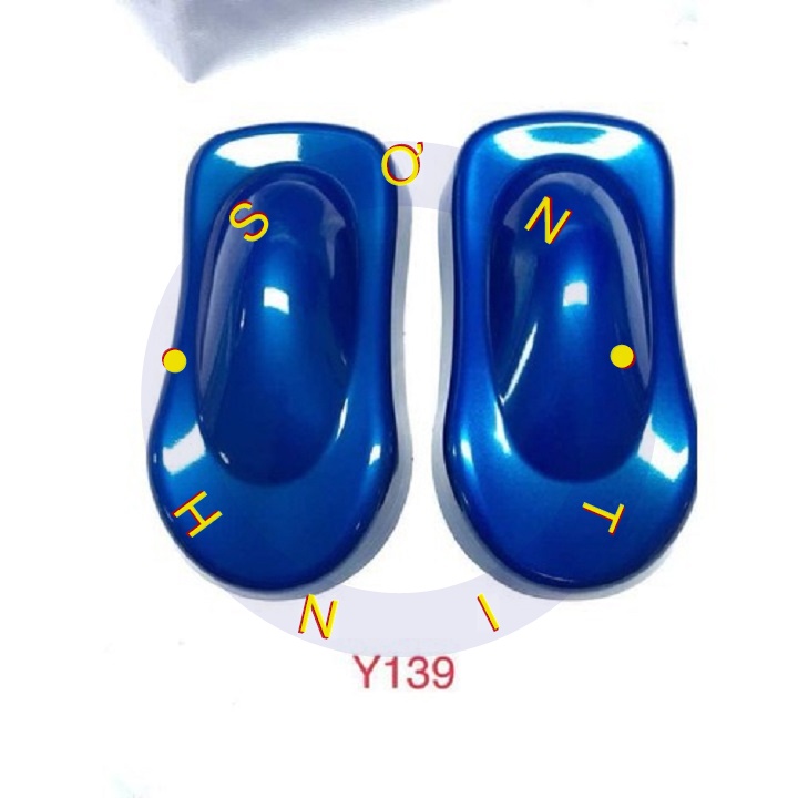 Sơn xịt xe máy Samurai Màu xanh dương candy, màu nước biển candy  Y139 400 ml