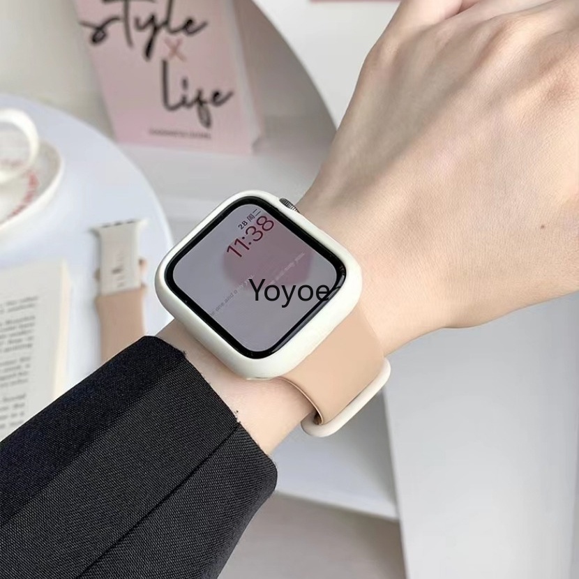 Silicone Dây Đeo Thể Thao Bằng Silicon Hình Bướm Cho iwatch series 1 2 3 4 5 6 38mm 42mm 40mm 44mm 49mm 8 7 41mm 45mm