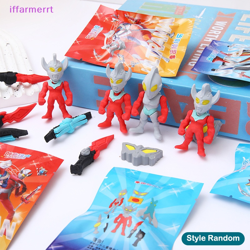 1 Túi Gôm Tẩy Bút Chì 3d Hình ultraman Hoạt Hình diy Có Thể Tháo Rời Cho Trẻ Em vn
