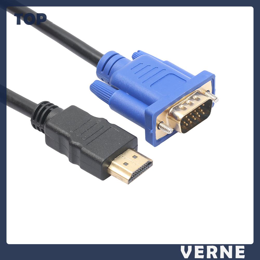 Dây Cáp Chuyển Đổi hdmi Sang vga hd 15pin 1080p 6ft
