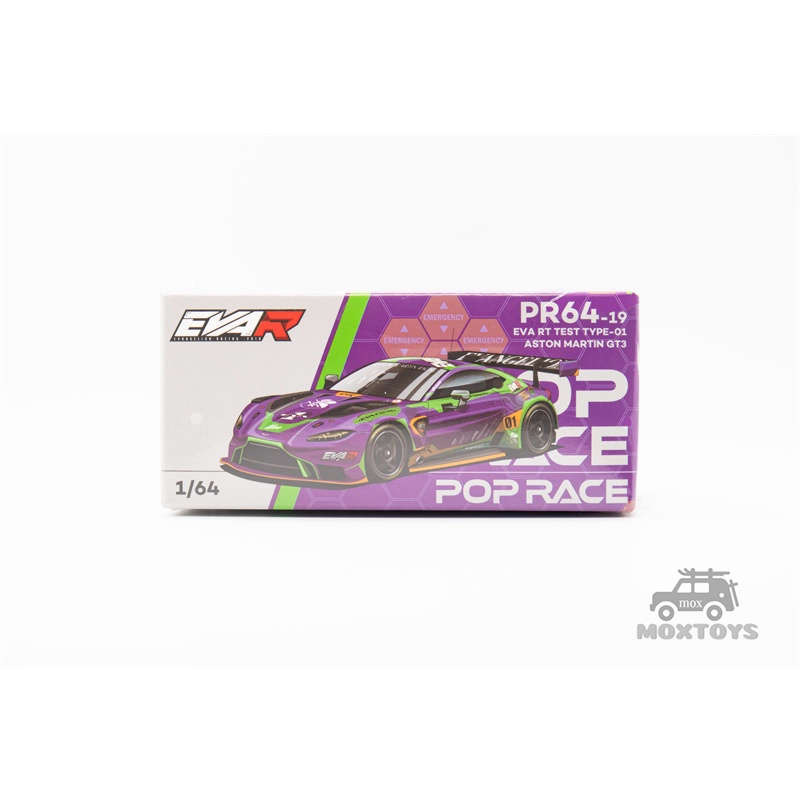 Pop race Mô Hình Đồ Chơi Xe Đua eva rt test type-C01 aston martin gt3 Với Tỷ Lệ 1: 64