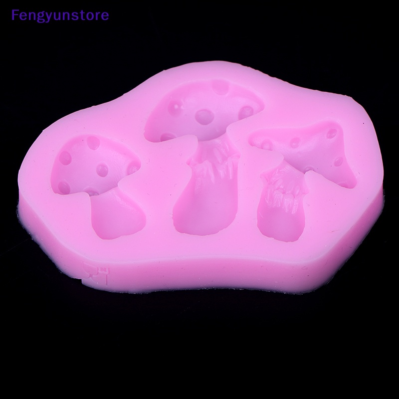 Khuôn silicone Làm Bánh Tạo Hình Nấm 3d Độc Đáo Tiện Dụng vn