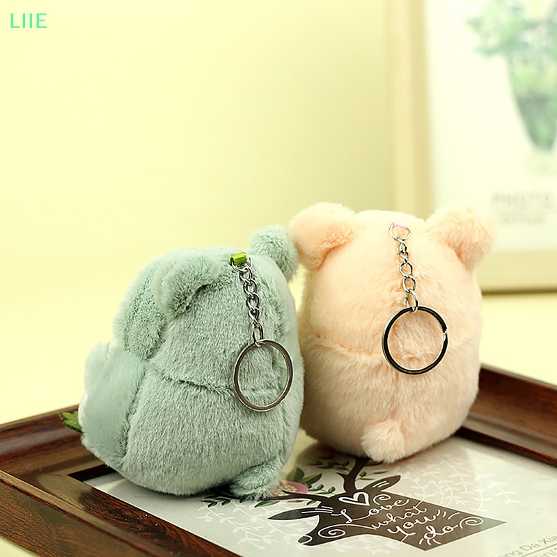 Móc Khóa Xe Hơi / Túi Xách Hình Chim Cánh Cụt Nhồi Bông Dễ Thương Sáng Tạo Cho Nữ