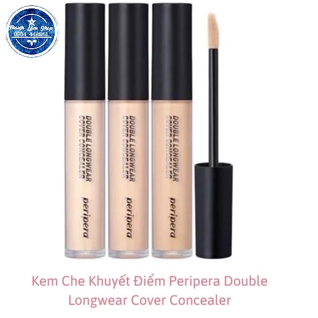 Kem Che Khuyết Điểm Peripera Double Longwear Cover Concealer Tone 01 02 03 - Mp Thanh Lâm