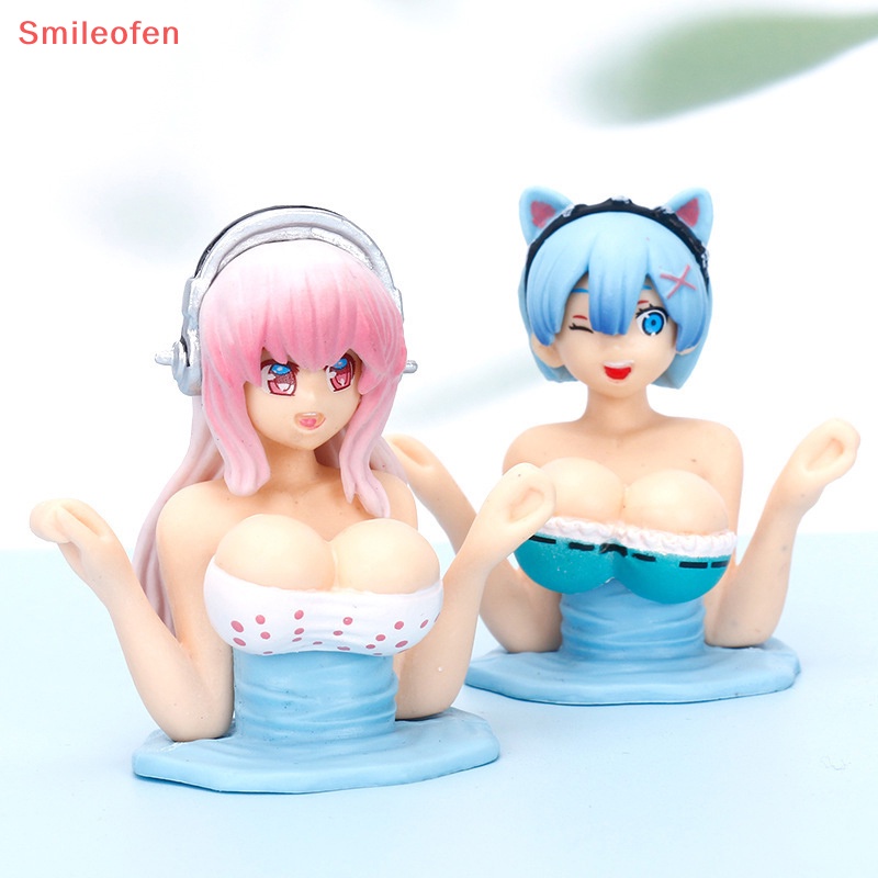 1 Búp Bê anime Lắc Ngực Trang Trí Nội Thất Xe Hơi / Phòng Ngủ / Văn Phòng Để Bàn Mới
