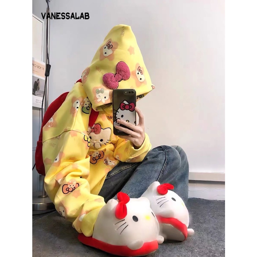 VanessaLab Áo Khoác hoodie áo khoác nữ zip hoodie chic Chất lượng cao Durable casual WWY2390VRG 37Z230912