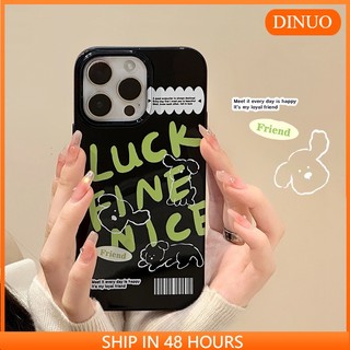 ỐP LƯNG IPHONE Ốp Điện Thoại Tpu Dẻo In Hình Chó Tiếng Anh Màu Xanh iphone16/15 / 14promax / 13 / 12 / 11 / xr / xs / x / xsmax / 7 / 8plus-DINUO