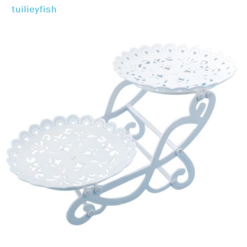 Set 1 / 2 Khay Đựng Bánh cupcake / Trái Cây Ba Tầng Sáng Tạo