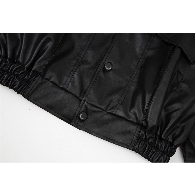 Ba - Áo Khoác Da Họa Tiết Thêu Thời Trang unisex ba-Ken88Ga-Motor Cycle