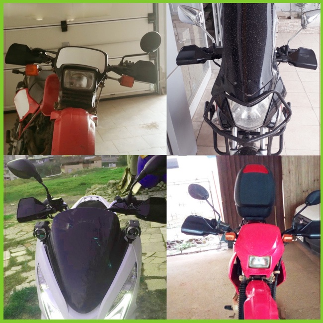 Phụ Kiện Bảo Vệ Tay Lái Cho Xe Mô Tô kawasaki suzuki honda
