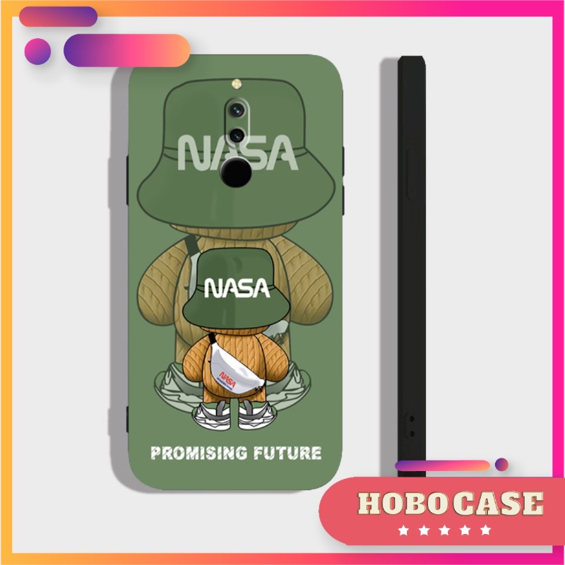 Ốp lưng Xiaomi Redmi 8 cạnh viền vuông, có bảo vệ camera in hình NASA