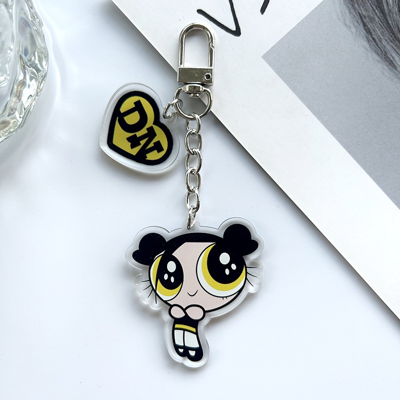 Móc Khóa Hai Mặt acrylic Phong Cách kpop Nans get up Cobrand Cao Bồi minji peripheral