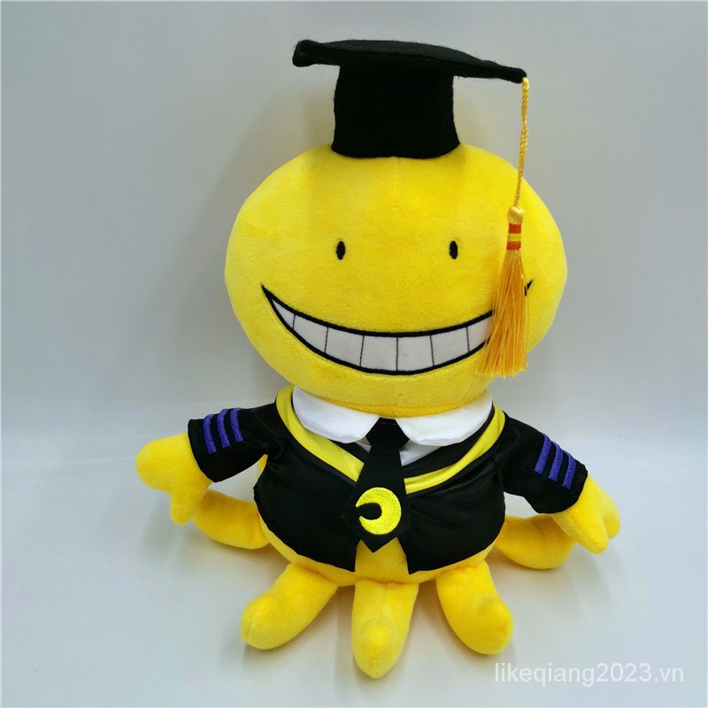 Dễ Thương Búp Bê Nhồi Bông Hình Bạch Tuộc korosensei koro sensei 28jn