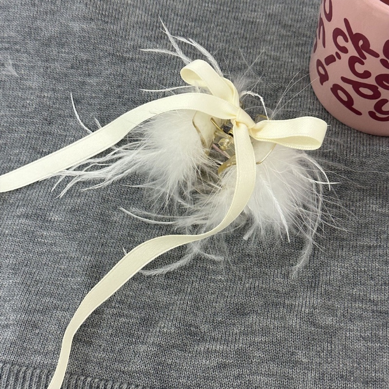 Kẹp Tóc Ruy Băng Dài y2k Hình Trái Tim Dễ Thương