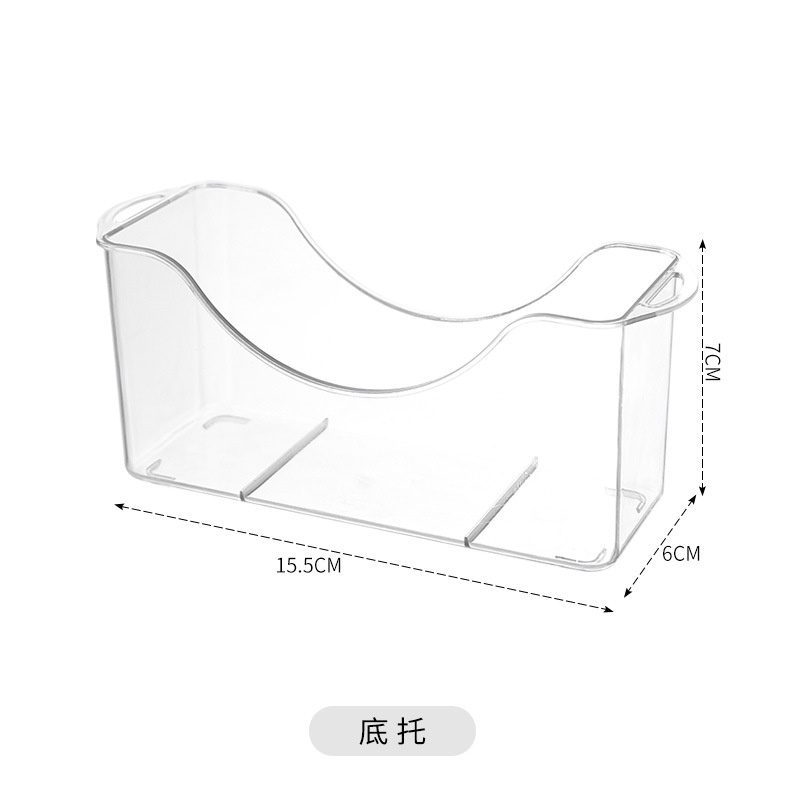 Đĩa Đựng Trái Cây / snack Trong Suốt Hình Xương Gấu
