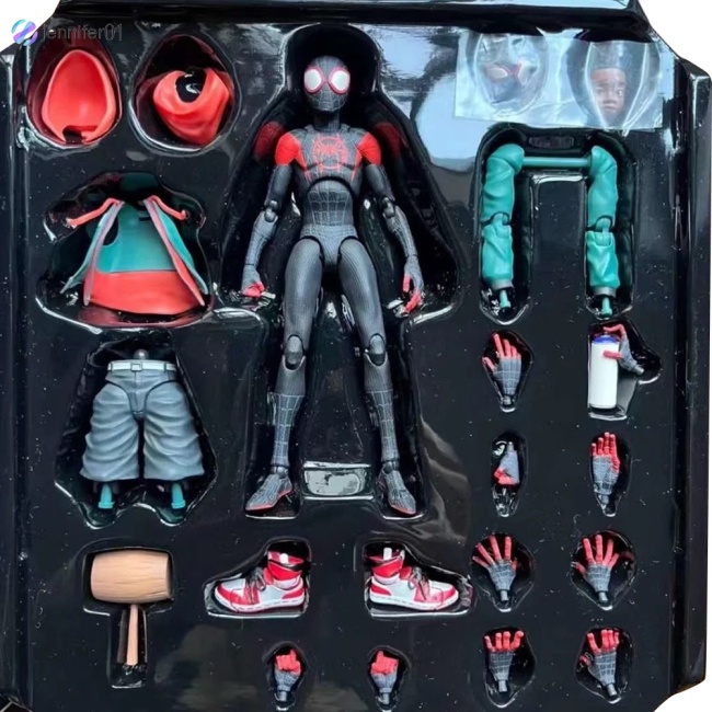 Jen Mô Hình Nhân Vật Người Nhện Hoạt Hình Có Khớp Cử Động Được Trang Trí Quà Tặng Cho Trẻ Em