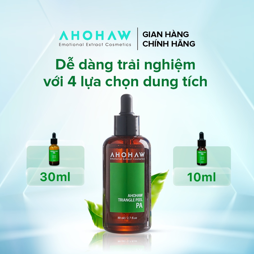 Dung Dịch Peel Da Mặt A.HO.HAW Triangle PA Size Chiết - Loại Bỏ Tế Bào Chết, Giảm Mụn, Khít Lỗ Chân Lông, Dưỡng Trắng Da