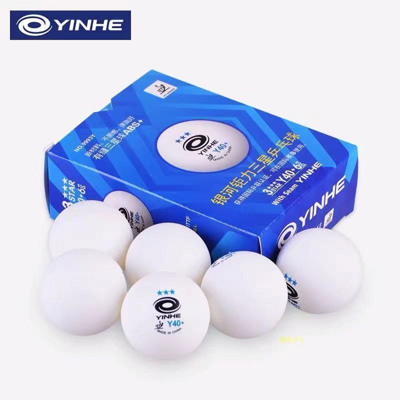 Bộ 6 Quả Bóng Bàn yinhe 3 star y40 + h40 + Chất Lượng Cao
