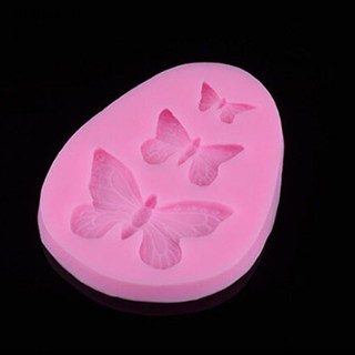 Khuôn Silicon Làm Bánh Hình Bướm Ren Hoa Trang Trí