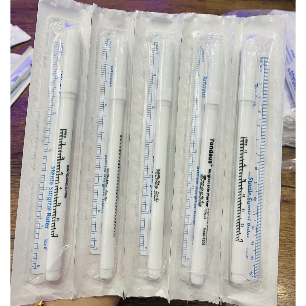 Bút định hình mực màu Trắng, Xanh, Tím, chuyên dụng vẽ khuôn hình trong xăm, phun xăm hoặc spa thẩm mỹ