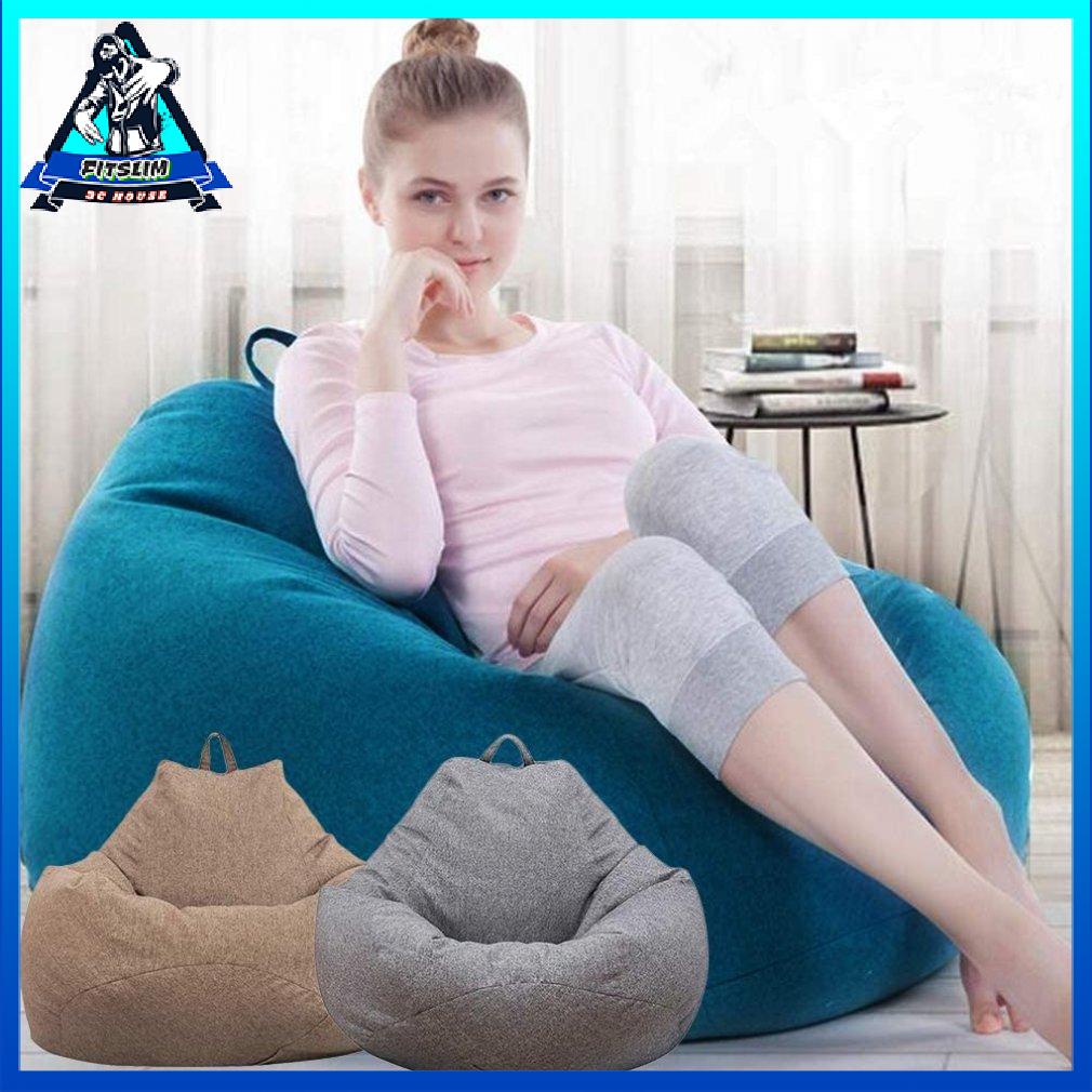 Simple Style Ordinary Bean Bag Sofa Cover Chair Couch