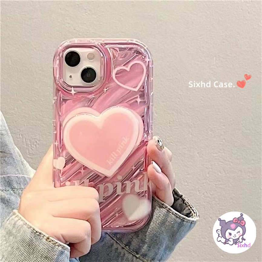 Ốp Điện Thoại Màu laser Hình Cô Gái / Trái Tim Xinh Xắn Cho iphone 15 14 13 12 11 pro max se2020 x xr xs max 8 7 6 6s plus