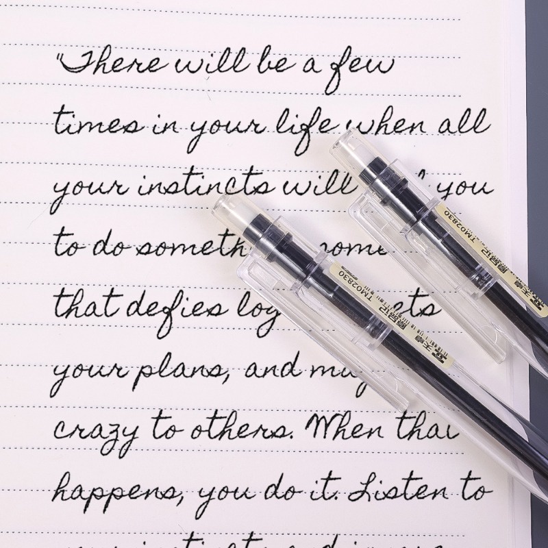 Bút Chì / Bút Chì Bấm Bằng Nhựa Trong Suốt Tối Giản Cho Học Sinh / Văn Phòng Phẩm Trường Học / Viết Ngẫu Nhiên